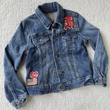Polo Ralph Lauren Kids 5 Denim Jacket Patchwork Embroidered Vintage Style 125