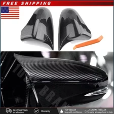 2x Mirror Cover Wing Side Mirror Cap For Lexus IS200 IS250 IS300 IS350 14-20 ABS