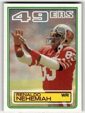 1983 Topps Renaldo Nehemiah #171 SF 49ers ROOKIE BEAUTY PACK FRESH OPENED BY ME