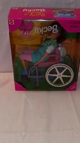 Vintage Mattel Share a Smile Becky Doll Special Edition Wheelchair 1997