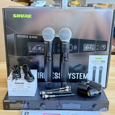 NEW SLXD24D/B58 Dual Wireless Vocal Microphone System With BETA 58 J52