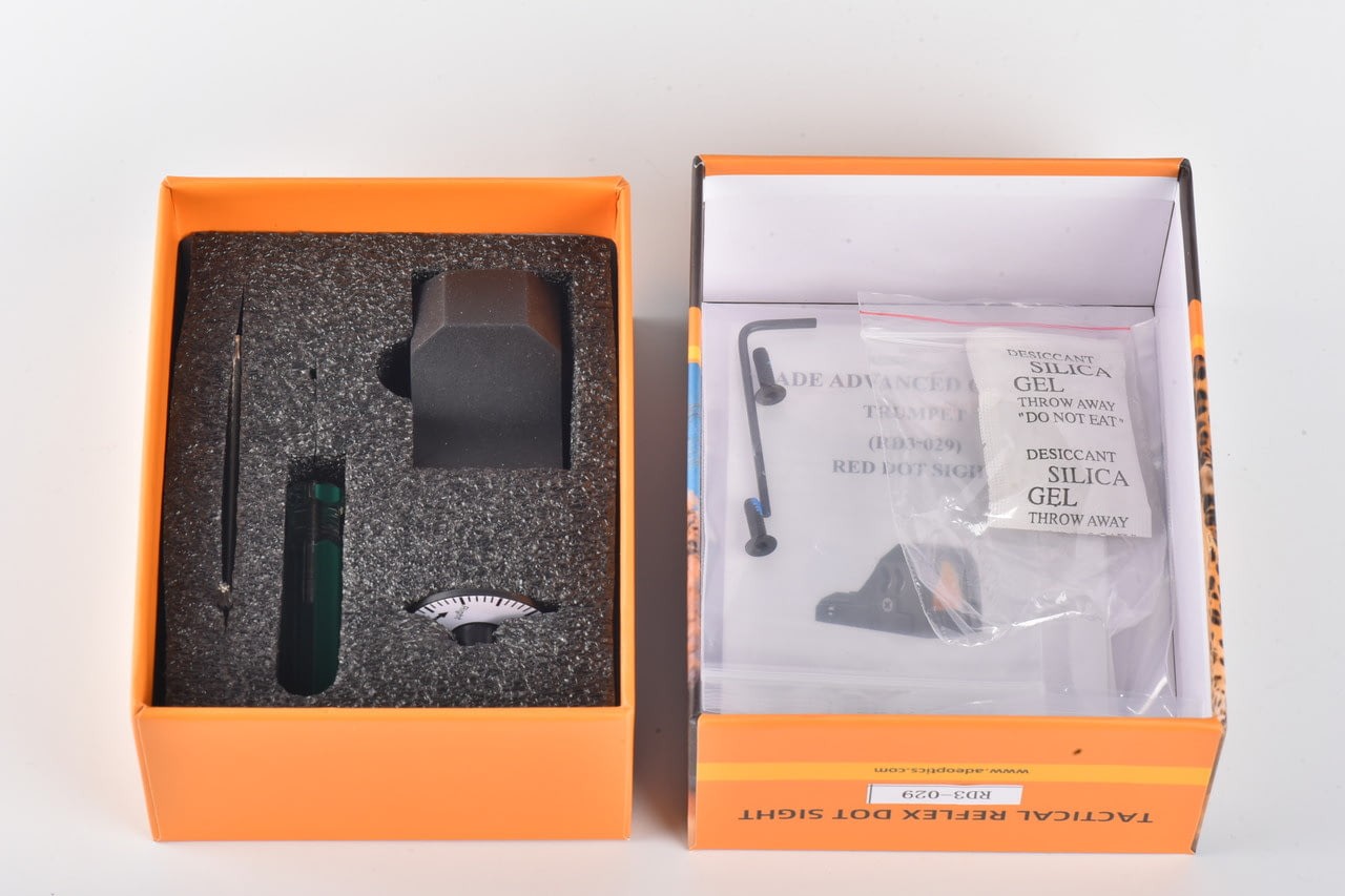 ADE Advanced Optics Trumpet PRO Motion Awe Red Dot Sight, 4 MOA : RD3-029 Pro