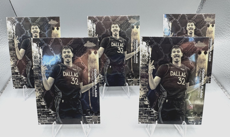 2026 Topps Chrome Cactus Jack - LOT of 5 - Cooper Flagg Rookie Cards #61 (RC)