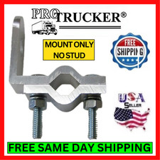 Pro Trucker Light-Weight Aluminum CB Radio Antenna Slim Mirror Mount w/o Stud