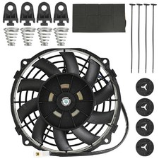 7 Inch Slim Radiator Fan 12v 80w 2900 Rpm Universal Cooling Push Pull