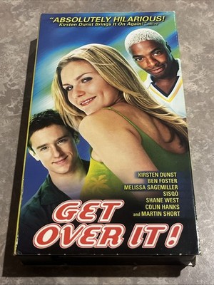 Get Over It! VHS 2001 Kirsten Dunst **BLOCKBUSTER RENTAL**TESTED**