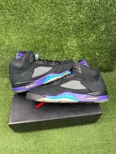 ?‼️Jordan 5 Grape ? 2013 ??OG Box.
(Preowned super clean for a 14 year old shoe) Air Jordan 5 Retro Grape 2013 DS Size 11 White Purple  main image 3