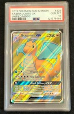 Pokemon Dragonite GX Full Art Unified Minds #229 PSA 10 Gem Mint on eBay