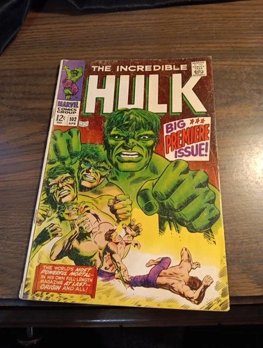 VTG-Marvel Comics The Incredible Hulk Volume 102-1968