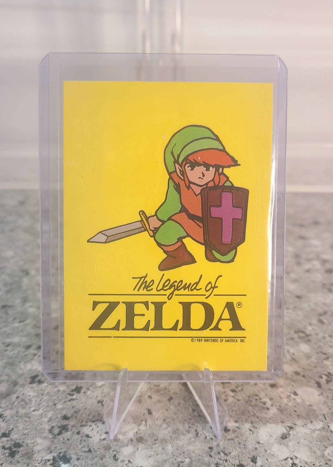 1989 Topps Nintendo Sticker Card The Legend of Zelda #5 Link (181)