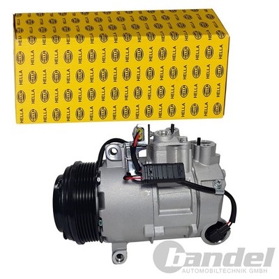 HELLA Easy2Fit KLIMAKOMPRESSOR 6SBU16C passend für MERCEDES C-KLASSE E-KLASSE GL