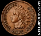 1885 Indian Head Cent - Scarce  Extra Fine+  Semi-key  Better Date  #J8267
