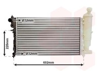 MotorküHler VAN Wezel FüR Peugeot Motor-Radiator 40002262