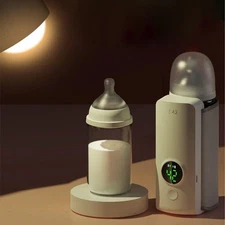 Fast Baby Milk Warmer USB Rechargeable Bottle Warmer for Breastmilk For-mula