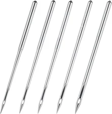 Industrial Sewing Machine Needles, 50 Pcs DBX1 Universal Heavy Duty Leather Sewi