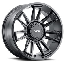 20x9 G-FX TR21 Matte Black Wheels 6x135/6x5.5 (12mm) Set of 4