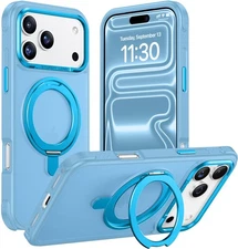 Temdan Designed Case for iPhone 17 Pro Max with 360°Rotatable Invisible Magne...