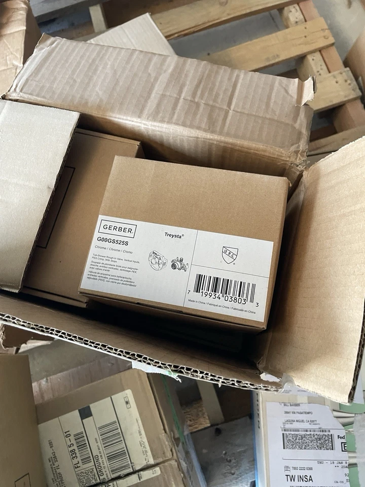 Bañera-Ducha Válvula Áspera Gerber G00GS525S CAJA DE 6 Foto 3 de 4