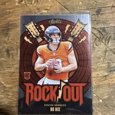 24 Panini Absolute Rock Out Bo Nix RC RO-BNX