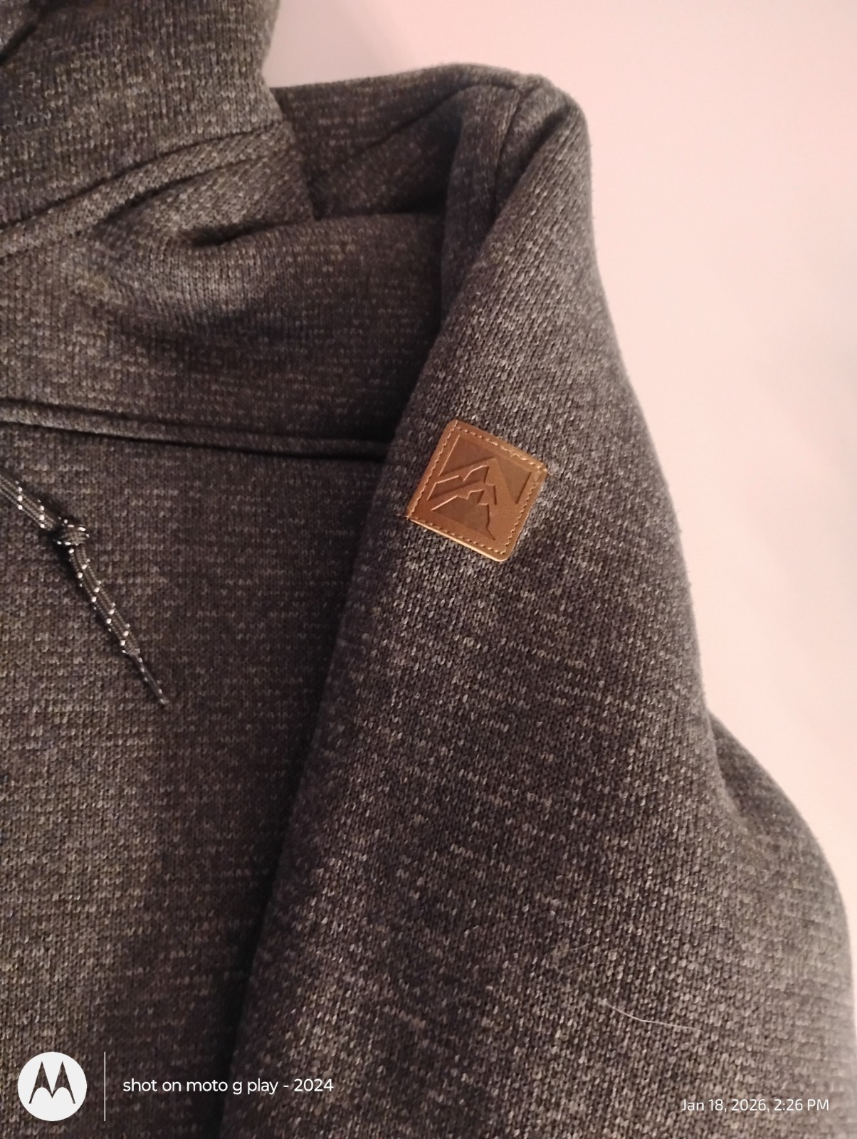 Rugged Elements Charcoal Gray Full Zip Fleece Lin… - image 4