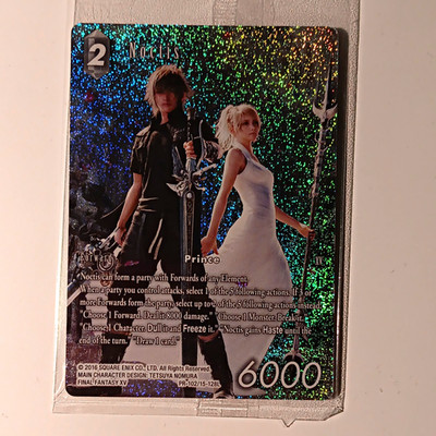 Square Enix Final Fantasy TCG Noctis PR-102/15-128L Foil PR Forward 6000 FFXV