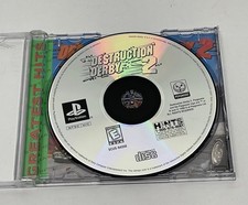 Destruction Derby 2, PS1, PlayStation 1 Retro Game w/Case (No Manual)