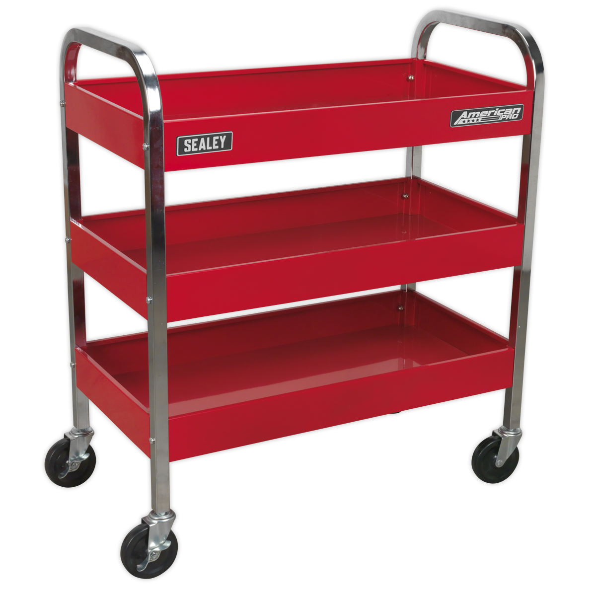 Sealey Trolley 3-Level Extra Heavy Duty With 50kg Capacity Per Shelf CX103