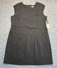Emaline Sheath Dress Woman’s Size 22W Black Sleeveless Sleek Chic Fashion BNWT’s