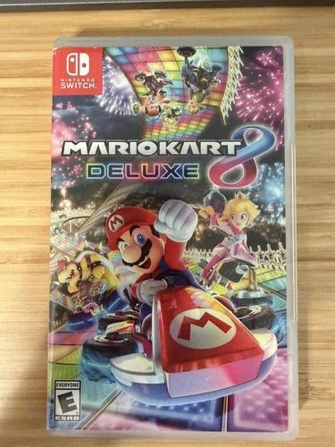 Nintendo Mario Kart 8 Deluxe Switch Game w/ Original Case, Cartridge
