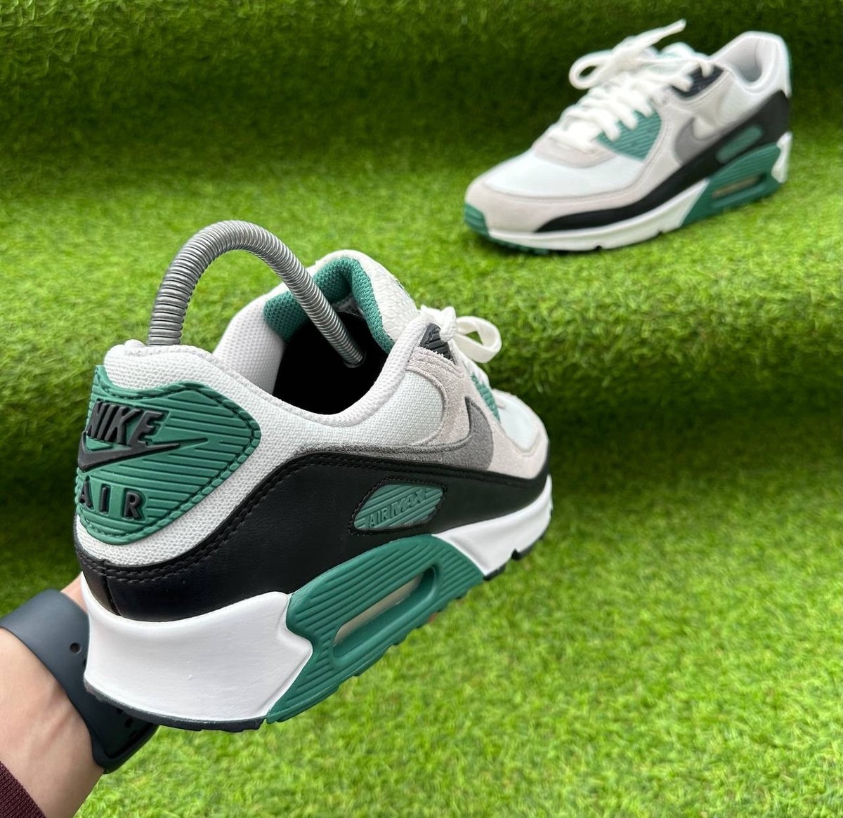 Size 9.5 - Nike Air Max 90 Evergreen Aura for sale online | eBay