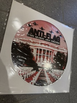 ANTI-FLAG For Blood and Empire PICTURE LP +Sticker TOP RAR! Rancid Good Riddance
