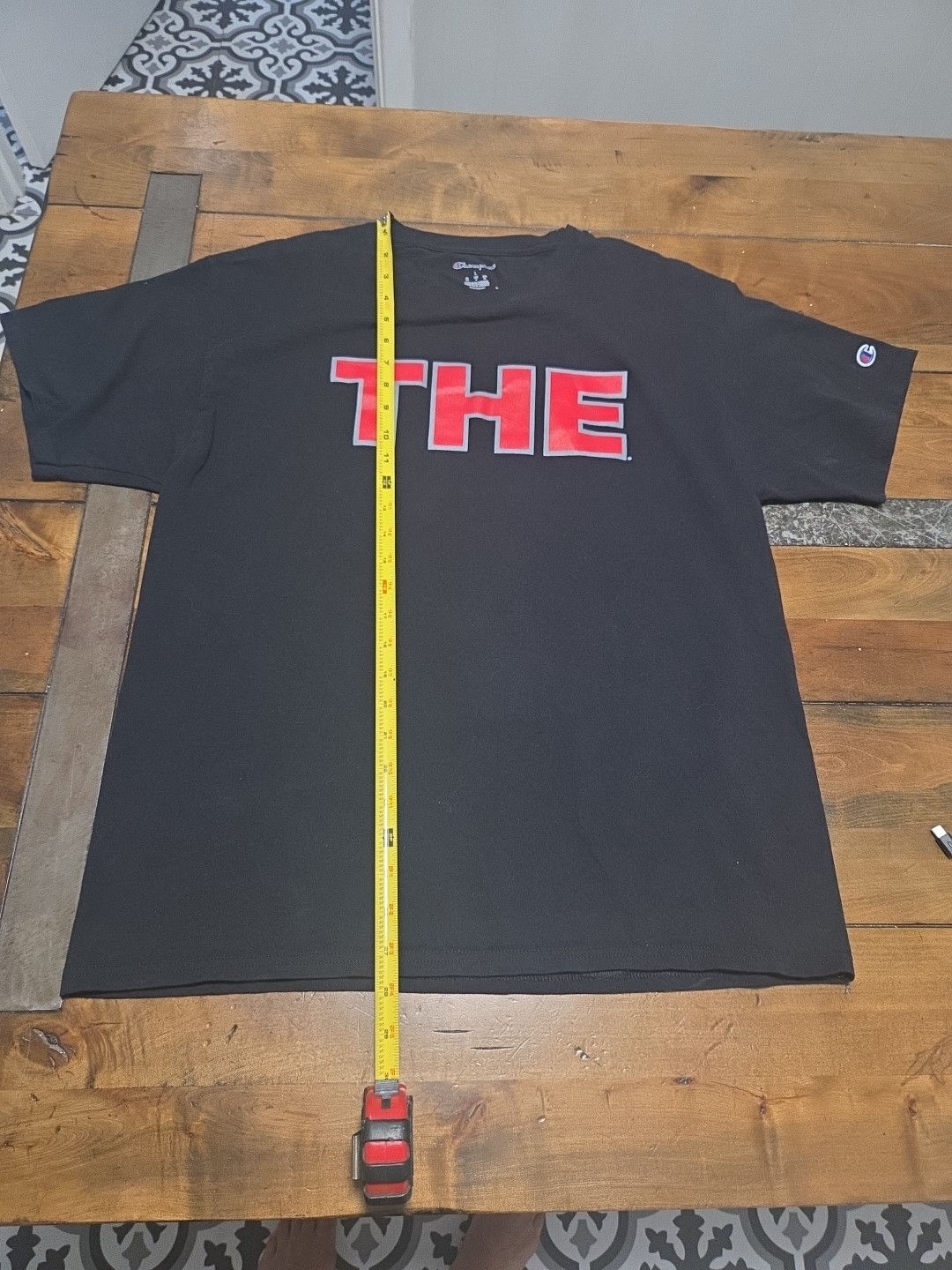 Champion Ohio State Buckeyes THE University Black Graphic T Shirt  Men's Med image 6