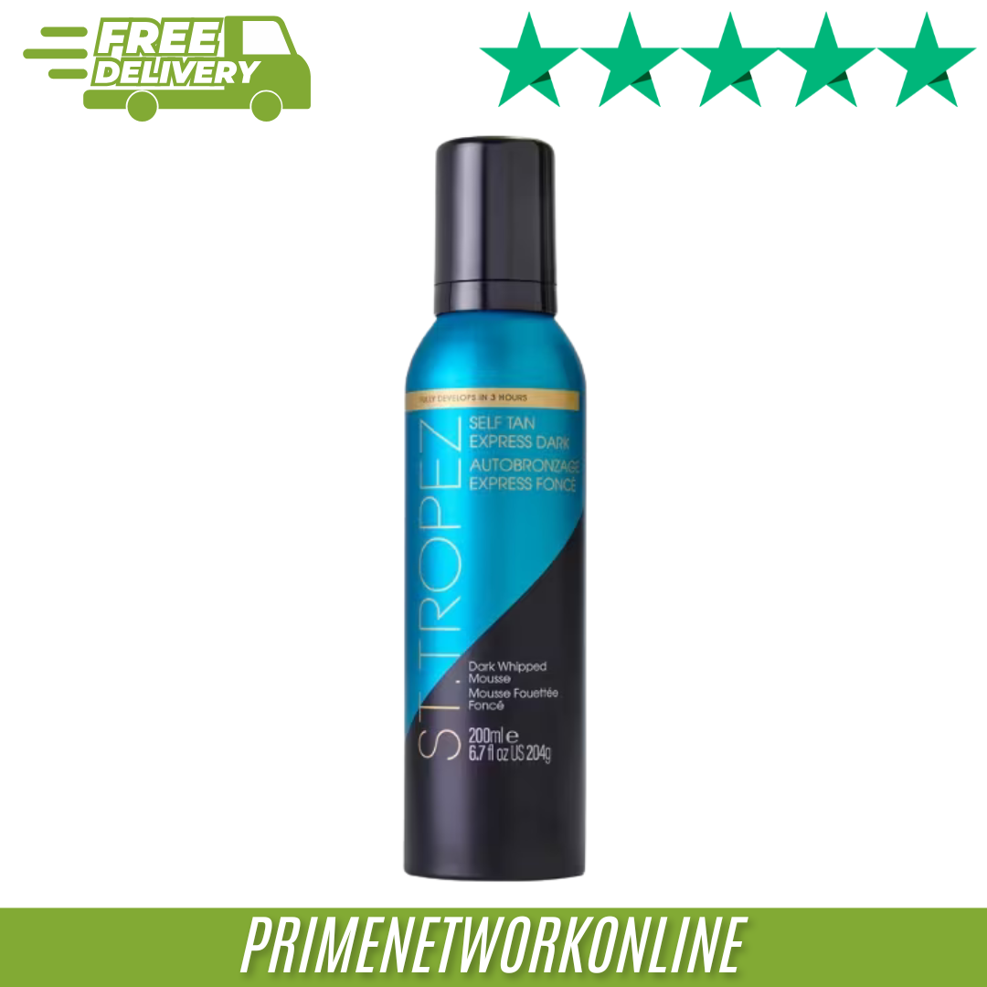 St. Tropez Express Dark Whipped Mousse 200ml 100% ORIGINAL ⭐⭐⭐⭐⭐