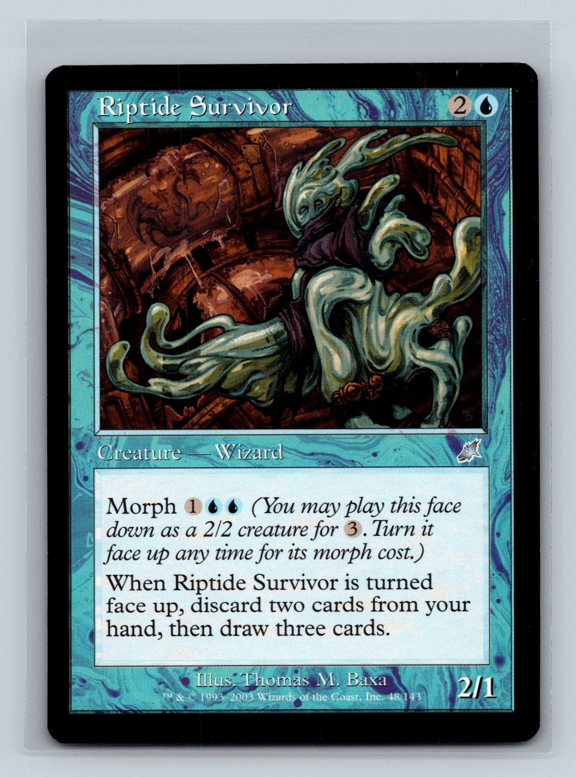 Magic The Gathering Scourge #48 Riptide Survivor