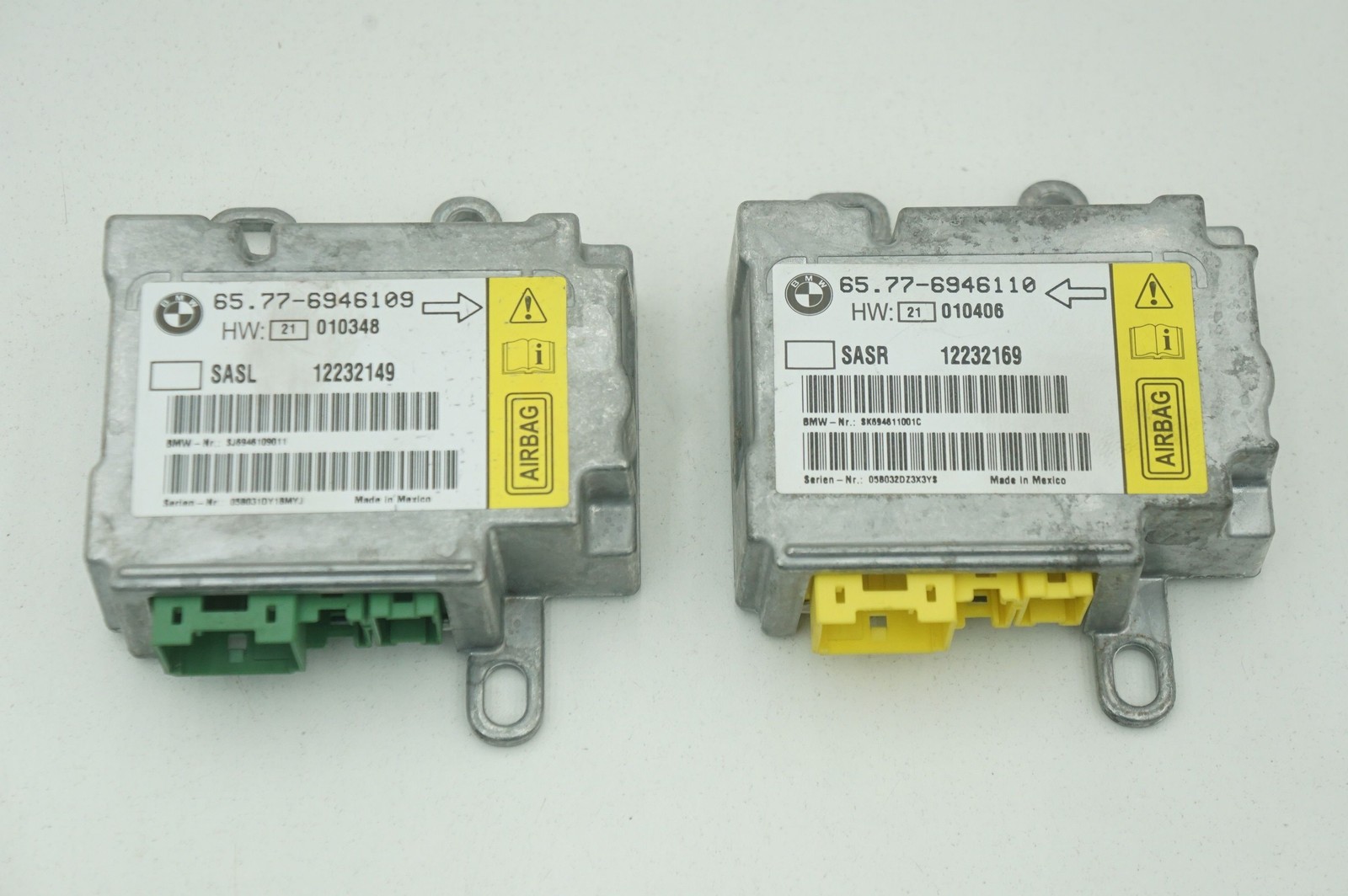 Set Front Left Right A Pillar Sensor OEM 65776946109 Rolls Royce Phantom Vii 06