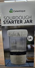 Sourdough Starter Jar Sourdough Starter Kit with Date Marked Feeding Band 34 oz