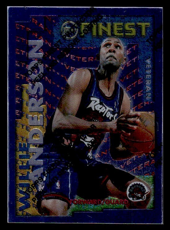 Willie Anderson Damon Stoudamire 1995-96 Finest Rookie Veteran #RV-7 ESE