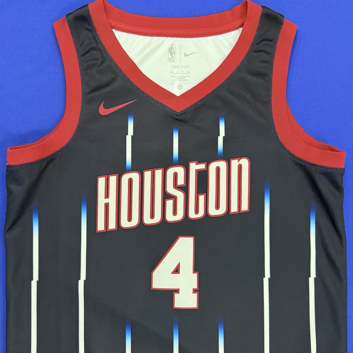 Nike Jalen Green Houston Rockets #4 Navy Blue City Swingman Jersey