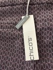 Chico's Brigitte Geo Slim Ankle Pants, NWT, Sz 1.5R 10 R Sweet Berry So Slimming — photo 7