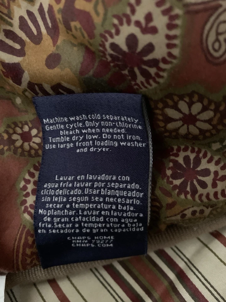 Chaps Ralph Lauren "Annabelle Jacobean"  Full Reversible Comforter / 2 Shams NWT - Image 3 of 4