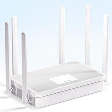2025 AX3000 WiFi 6 Router Dual Band Gigabit Router 6 High-Gain Antennas