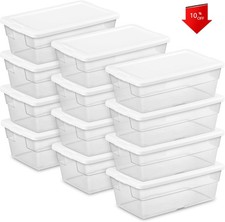 12-Piece 6-Quart Storage Container Set