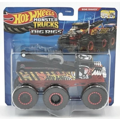 Hot Wheels MONSTER TRUCKS BIG RIGS BONE SHAKER 6 Wheel Die-Cast by MATTEL New