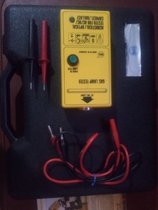 BEHA Gas Lamp Tester, Up To 500 AC/DC  Lt-277 Cat. 5212