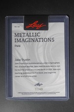2023 Leaf Pele Metallic Imaginations Blue Refractor /49 DV2086