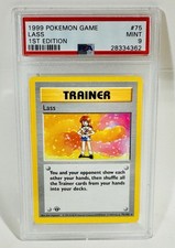 lass pokemon card value Vintage Rare - Lass Base Set 2 Non-holo Pokemon Card 104/130 - NM