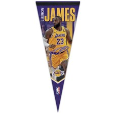 Lebron James 12 x 30 Premium Pennant Los Ange...