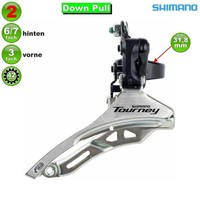 Shimano Tourney FDTY300 Umwerfer 6/7-Fach Down Pull Schelle Ø 31,8 Mm