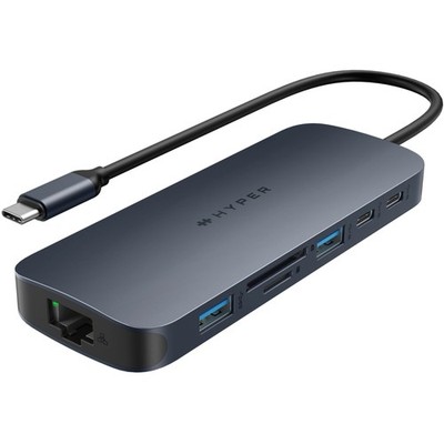 Hyper HyperDrive Next 10 Port USB-C Hub, Dockingstation, dunkelblau
