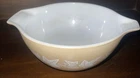 Vintage Pyrex Sandlewood 7 1/2” Mixing  Bowl.                1 1/2 Quart.